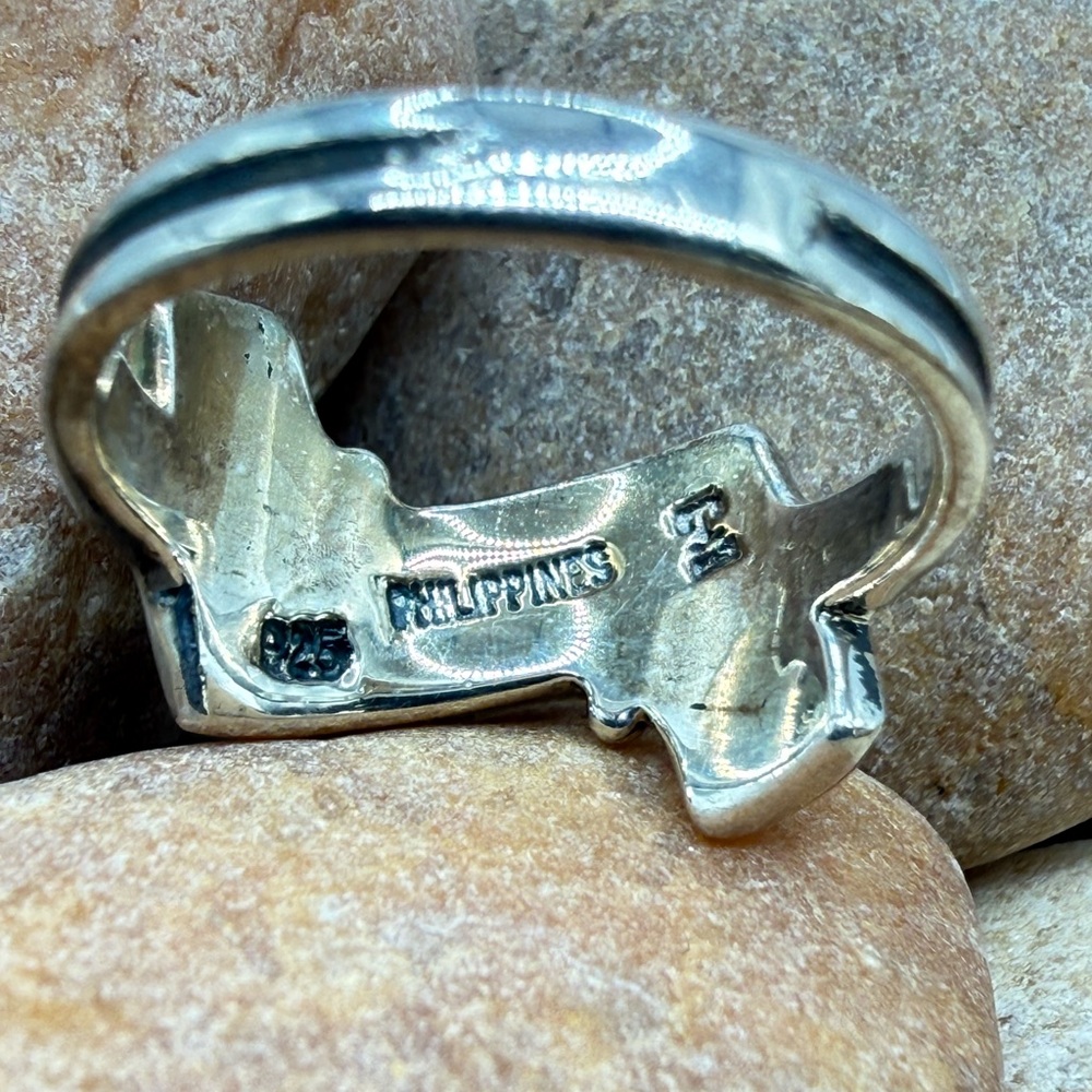 Santa Fe Multi Gemstone 925 Sterling Silver Ring Sz 8 5.5ctw Southwestern Style - Picture 17 of 17